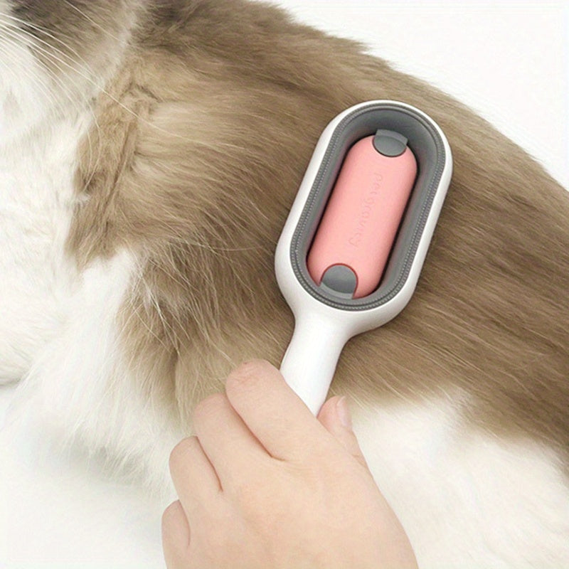 Pet Brush With Water Double Sided Hair Removal Brushes For Cat Dog Pet Grooming Comb Kitten Brush