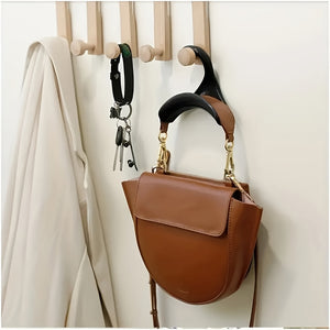 10pcs/Pack Heavy-Duty Purse Hooks - Sturdy Handbag Hangers with Anti-Slip Backing for Closet, Tote Bag, Backpack, Belt, Scarves, and Hat Org