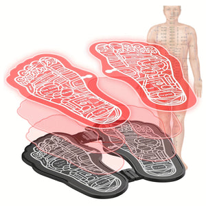 EMS Foot Massager, TENS Massager, Used to Foot, Foldable And Portable, with 8 Modes And 19 Intensities