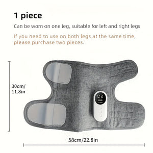 High-Capacity Leg Massager - 3 Intensities, 3 Heat Levels, Easy-to-Use Circular Calf Press for Feet, Legs, Thighs, Knees, 1pc