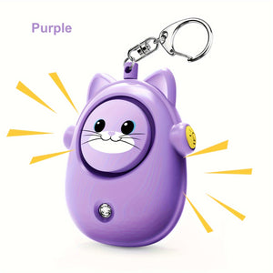 [Loud Safety Alarm] 130dB Loud Personal Safety Alarm with LED Light - Women's, Men and Elderly Emergency Security Keychain