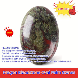 Dragon Bloodstone Oval Palm Stone_ Pocket Worry Stone Healing Crystal