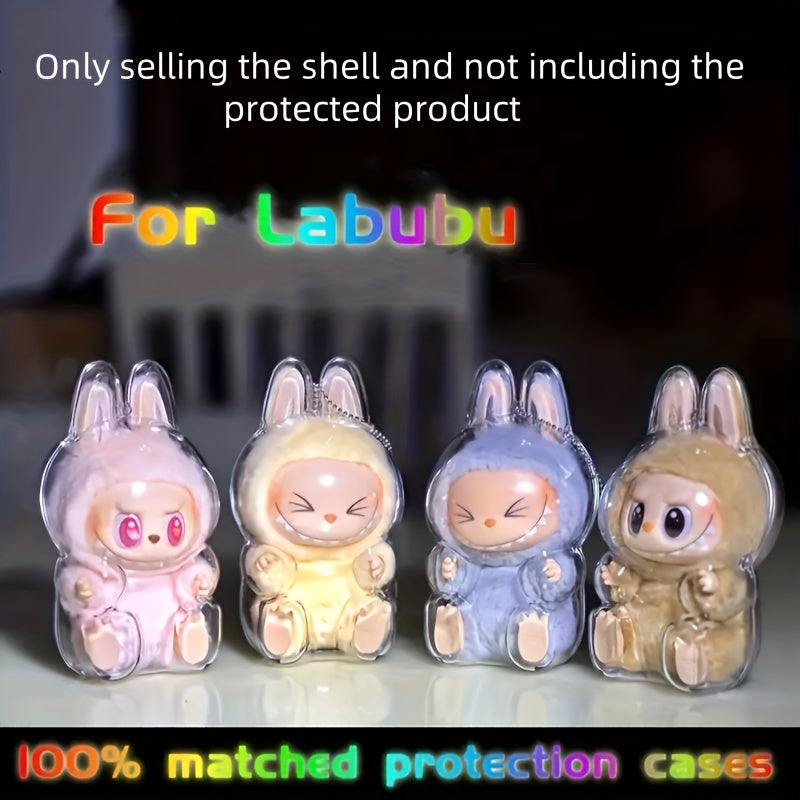 Protective Case - Dustproof Case - Display Box - 2024 Latest Labubu Sitting Party Protective Case - Transparent Display Box - 100% Dustproof, Ideal for POP Mart and Collectible Displays, Suitable for Ages 16+, Scrapbooking Storage