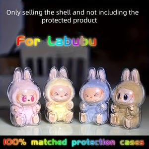 Protective Case - Dustproof Case - Display Box - 2024 Latest Labubu Sitting Party Protective Case - Transparent Display Box - 100% Dustproof, Ideal for POP Mart and Collectible Displays, Suitable for Ages 16+, Scrapbooking Storage
