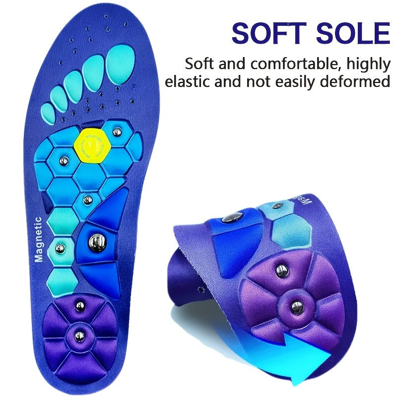 ComfortPlus Acupressure Insoles for Men & Women - Arch Support, Reflex Relax Foot Pads