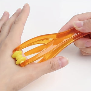 1pc hand-held plastic hand roller massager for relaxation and blood circulation, perfect for Mother's Day, Valentine's Day gifts