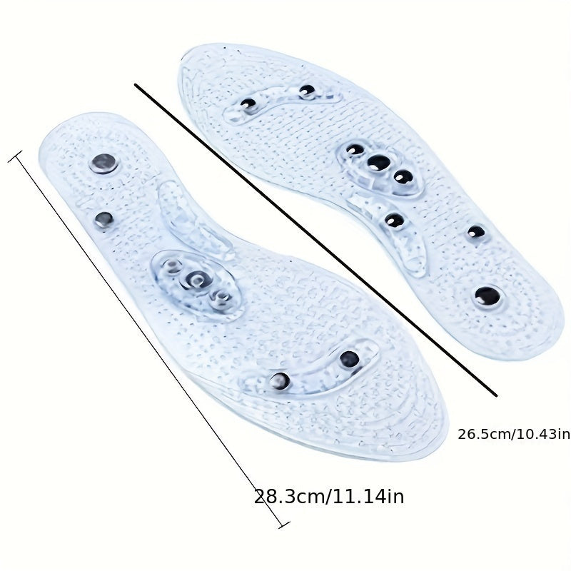 2pcs Acupressure Magnetic Foot Massager - and Improve Circulation with Reflexology Acupoint Mask Pad Insoles