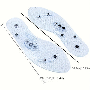 2pcs Acupressure Magnetic Foot Massager - and Improve Circulation with Reflexology Acupoint Mask Pad Insoles
