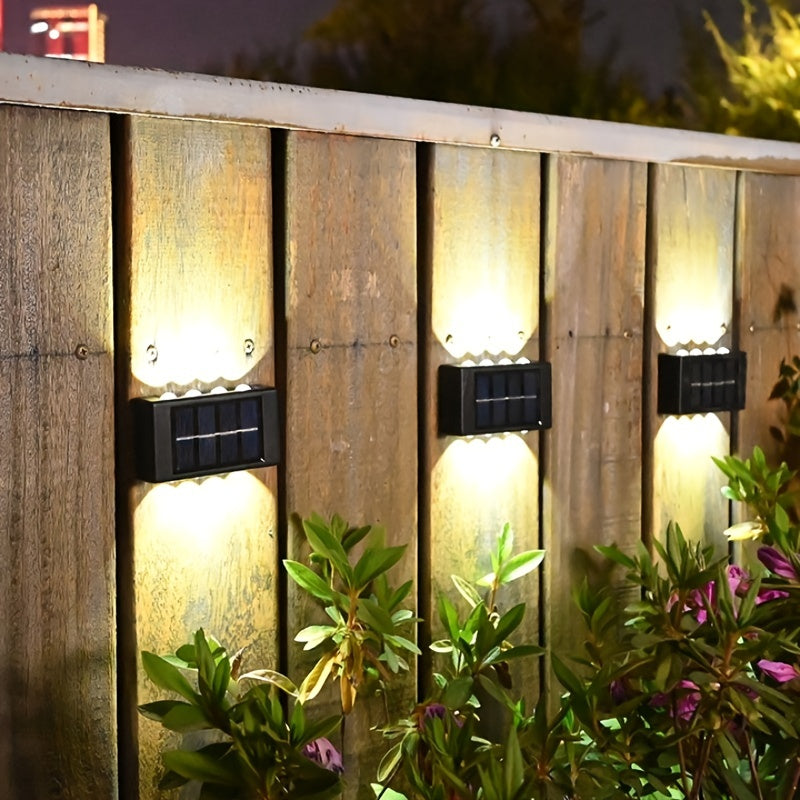 Brighten Up Your Outdoor Space With 2pcs Solar Up & Down Wall Lights!