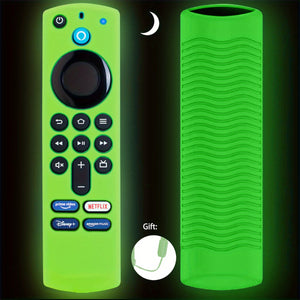 1pc Firestick Remote Control Set With Lanyard Glow In The Night, TV 4k Remote Control Set Third Generation