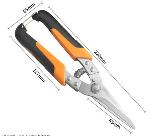 Professional Industrial Shears: JRF Stainless Steel Scissors Tin Snips For Metal Sheet & PVC Pipe Cutting