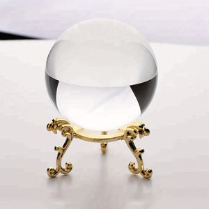 1pc Creative Transparent Crystal Ball - Perfect for Modern Home Decor & Office Decorations!