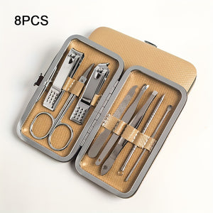 Complete Professional Manicure & Pedicure Set - Nail Clipper, Cutter, Files & More - Perfect for Home & Travel!