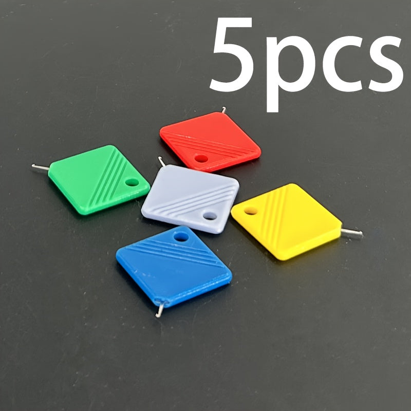 5pcs Automatic Sewing Needle Threader With Square Shaped Needle For Stitching And Sewing Color Random