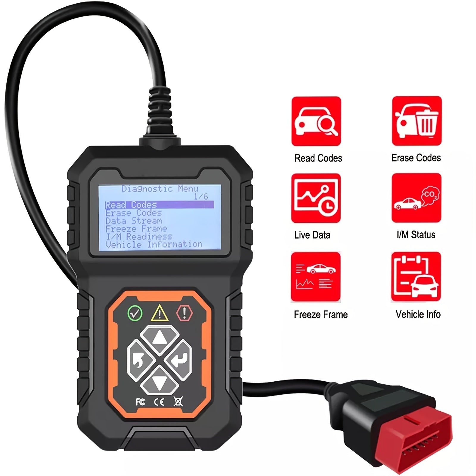 Car Code Reader: Get Instant Diagnosis Of Your Vehicle's Check Engine Light With OBD2 Scanner!