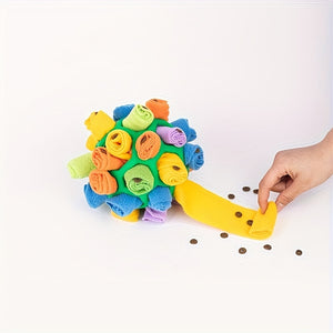 Interactive Dog Toy - Sniffing Ball for Hiding Treats - Rubber Puzzle Ball for Mental Stimulation