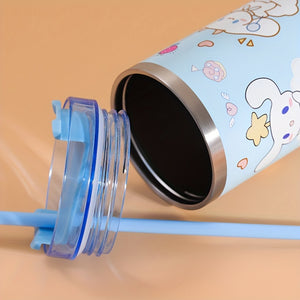 Sanrio 900ML Insulated Water Bottle: Leakproof & Shatterproof – Perfect for Outdoor, Office, and Home with Hello Kitty Design