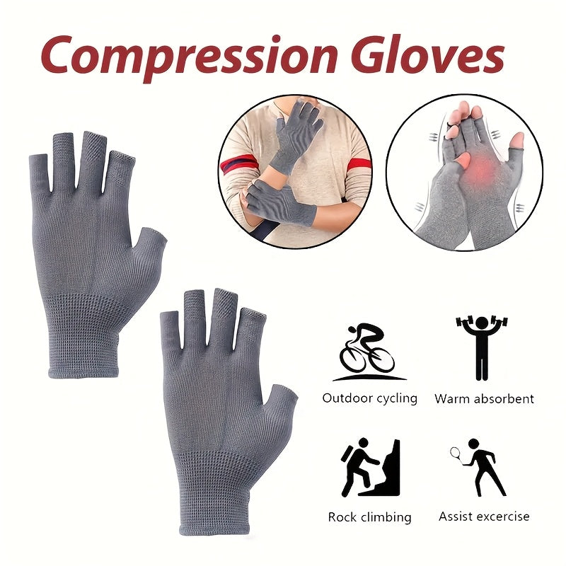 2 Pairs Of Joint Compression Gloves, Relieve Wrist Pressure, Thumb Wrist Gloves - Suitable For Men And Women, The Best Gift For Valentine'S Day
