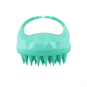 Soft Silicone Scalp Massager - Gentle Shampoo Brush for Deep Clean & Relaxing Head Massage, Perfect for Home Spa & Salon Use