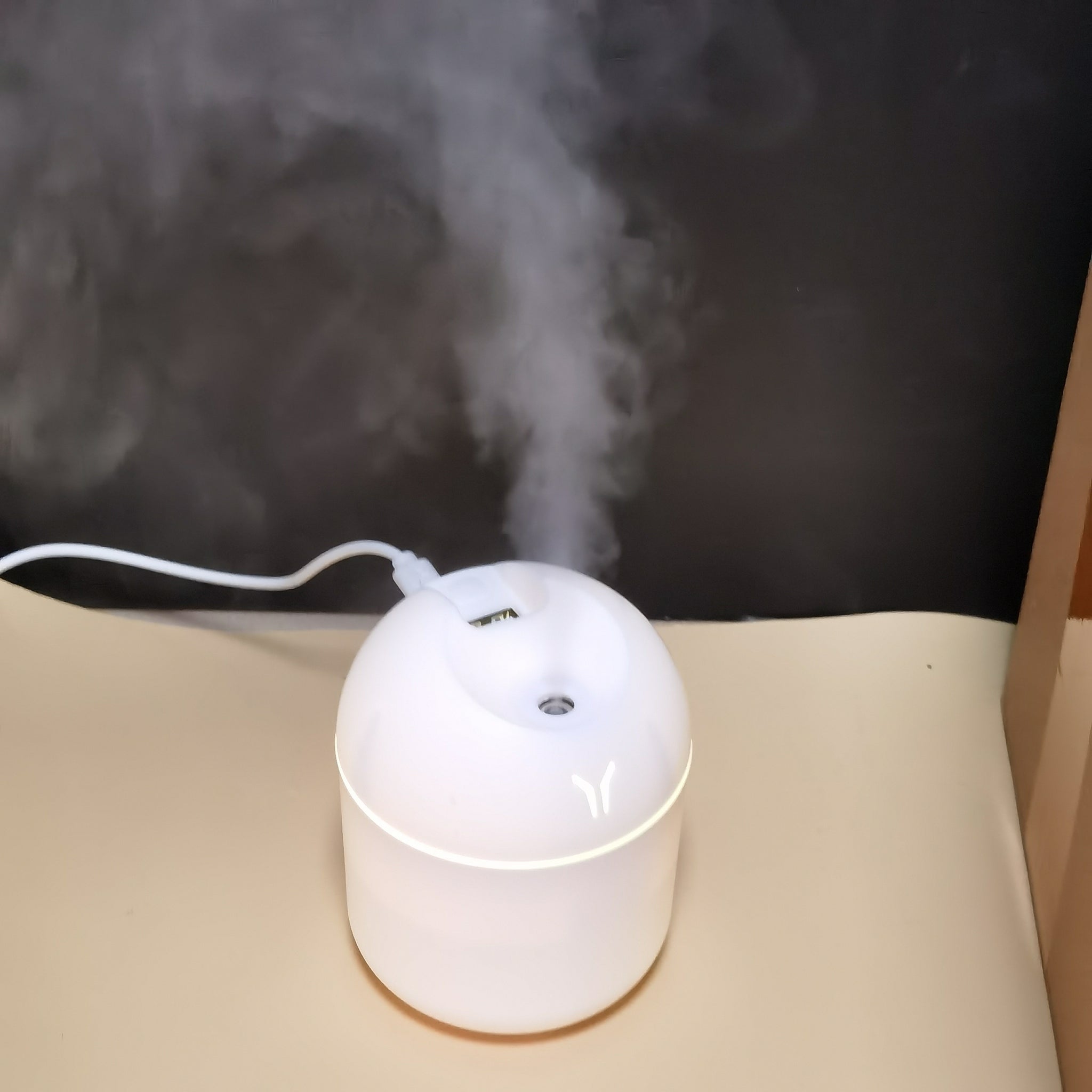 USB Aroma Diffuser & Plant Health Humidifier with Night Light: Freshen Air, Breathe Easy & Enhance Ambiance!