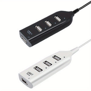 Multi-functional USB Hub 5Mbps High Speed Multi USB 2.0 Port Splitter Durable And Practical Classic 4-In-1 Power Expander Adapter