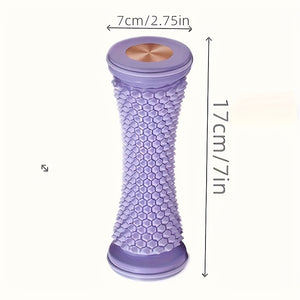 1 PVC Foot Massager Roller with Speed Control - Easy-to-Use for Muscle Relaxation, Yoga & Arch Support, Textured Surface for Deep Tissue Massage, Ideal for Home Workouts, Perfect Gift for Friends, Girlfriends, or Valentine's Day