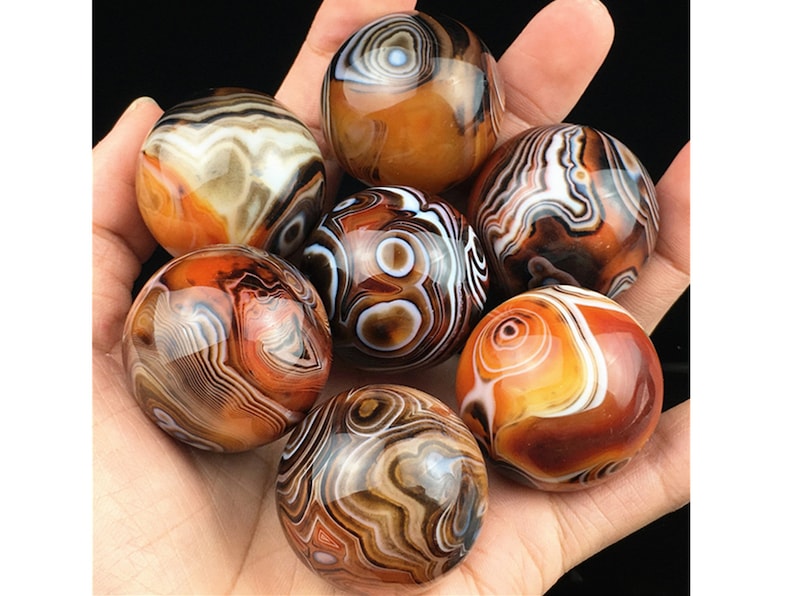 30mm+ Rare Natural Lace Agate Sphere,Quartz Crystal Ball,Divination Ball,Reiki Healing,Rock, Stone,Crystal Gift 25g+