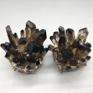 1PC Natural Smoky Quartz crystal Cluster,crystal VUG,Mineral samples,Home decoration,Crystal collection,Degaussing stone,Reiki healing 420g+