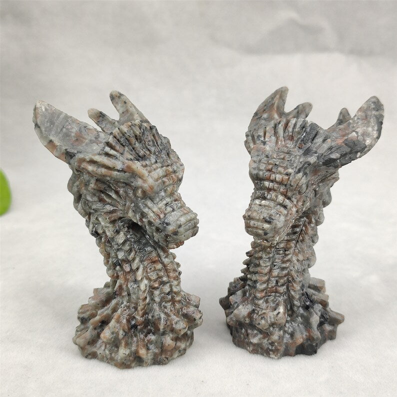 1PC Natural Yooperlite Dragon,Quartz Crystal Dragon,Mineral Specimen,Rock,Crystal Gift,Home Decoration,Crystal Sculpture,Reiki Healing 95g+