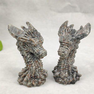 1PC Natural Yooperlite Dragon,Quartz Crystal Dragon,Mineral Specimen,Rock,Crystal Gift,Home Decoration,Crystal Sculpture,Reiki Healing 95g+