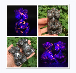 1PC Natural Yooperlite Plus Size Goddess,Quartz Model,Crystal Heal,Home Decoration,Crystal Gift,Mineral Samples,Crystal Figurines 170g+
