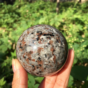 1PC 50mm+ Natural Yooperlite Sphere,Quartz Crystal Ball,Mineral Specimen,Reiki Healing,Crystal Gifts,Divination Ball,Prophecy Ball 260g+