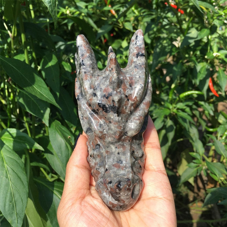 1PC Natural Yooperlite Dragon,Quartz Crystal Dragon,Mineral Specimen,Rock,Crystal Gift,Home Decoration,Crystal Sculpture,Reiki Healing 100g+