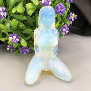 1pc Opalite Yoga Goddess Body Model,Quartz Crystal Body,Crystal Sculpture,Crystal Energy,home decoration,Reiki healing,crystal gifts
