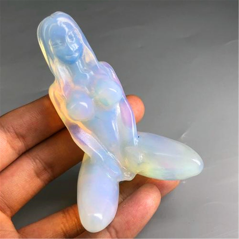 1pc Opalite Yoga Goddess Body Model,Quartz Crystal Body,Crystal Sculpture,Crystal Energy,home decoration,Reiki healing,crystal gifts