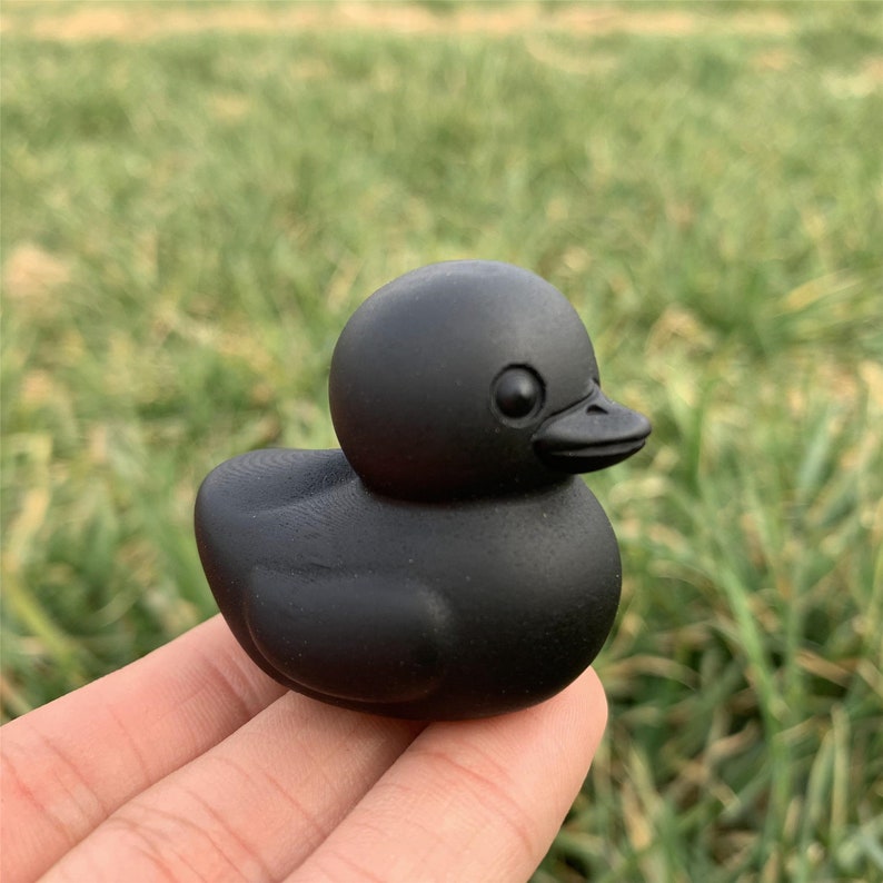 1PC Natural Obsidian Duck,Quartz Crystal Duck,Home Decoration,Reiki Heal,Crystal Animal,Mineral Specimen,Crystal Carving,Crystal Gifts 45g+