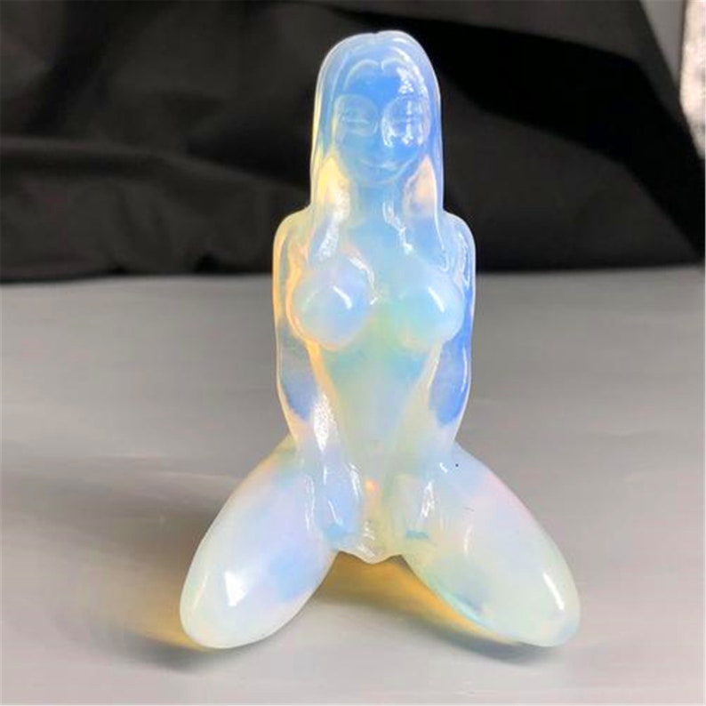 1pc Opalite Yoga Goddess Body Model,Quartz Crystal Body,Crystal Sculpture,Crystal Energy,home decoration,Reiki healing,crystal gifts