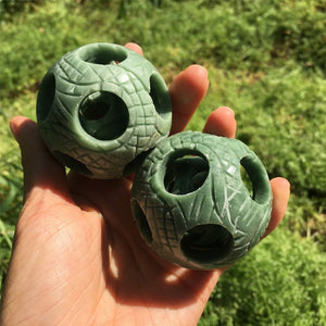 1PC 50mm+ Natural Green Jade Exquisite Ball,Quartz Sphere,Crystal Ball,Crystal Heal,Crystal Collection,Divination Ball,Prophecy Ball 100g+