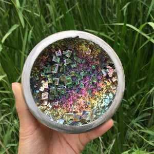 1PC Natural Bismuth Ore Bowl,Quartz Crystal Specimen,Mineral Specimen,Crystal Tower,Home Decoration,Reiki Healing,Teaching Materials 400g+