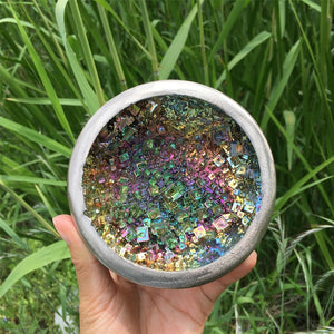1PC Natural Bismuth Ore Bowl,Quartz Crystal Specimen,Mineral Specimen,Crystal Tower,Home Decoration,Reiki Healing,Teaching Materials 400g+