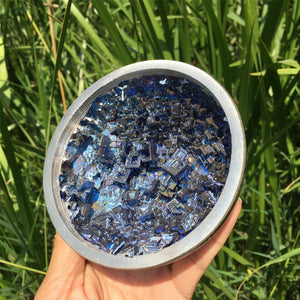 1PC Natural Purple Bismuth Ore Bowl,Quartz Crystal Bowl,Mineral Specimen,Crystal Tower,Home Decoration,Reiki Healing,Teaching Materials 320g