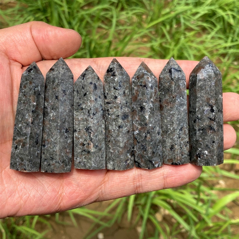 50mm+ Natural Yooperlite mini obelisk,Quartz Wand Crystal Point,Home Decoration,Crystal Tower,Reiki Heal,Crystal Gift,Energy crystal