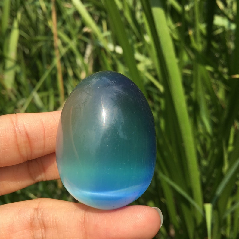 80g+ Colours Cat's Eye Jasper Egg,Quartz Egg,Crystal Carving,Reiki Healing,Home Decoration,Crystal Gifts,Mineral Samples,Crystal Collection