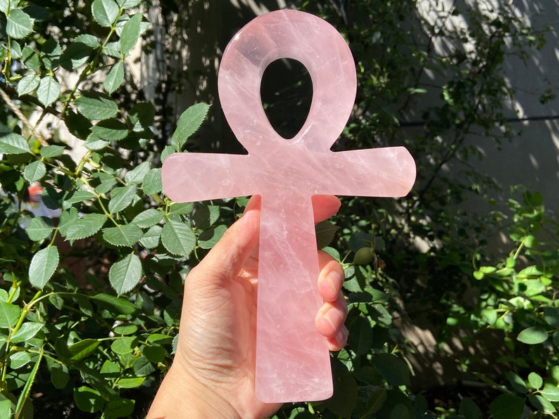 7.8'' Natural Elixir Rose quartz Anka, Quartz Crystal，crystal Anka，crystal wand，crystal point，crystal Healing，crystal healing