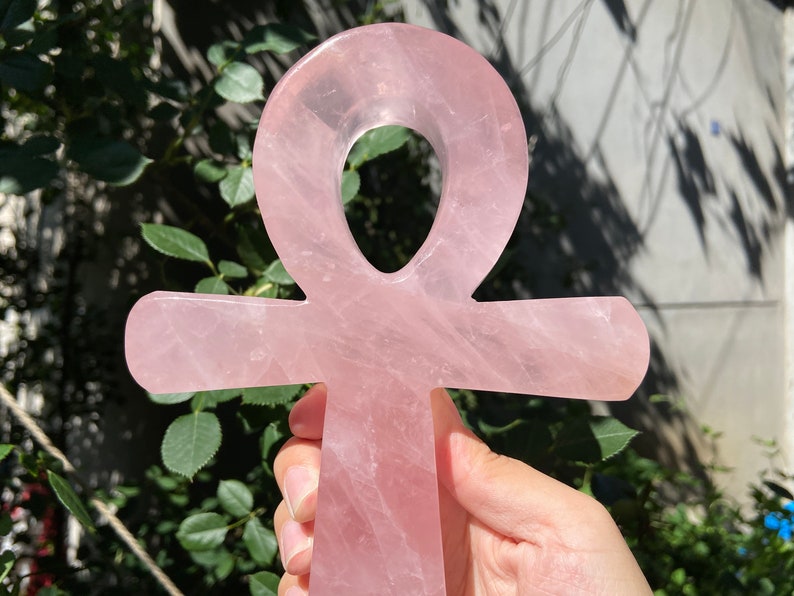 7.8'' Natural Elixir Rose quartz Anka, Quartz Crystal，crystal Anka，crystal wand，crystal point，crystal Healing，crystal healing