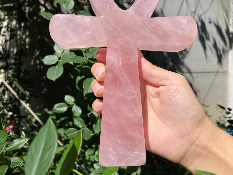 7.8'' Natural Elixir Rose quartz Anka, Quartz Crystal，crystal Anka，crystal wand，crystal point，crystal Healing，crystal healing