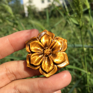 1PC Natural Tiger Eye Jasper Flower,Crystal Flower,Crystal Carving,Home Decoration,Stone,Mineral Specimen,Crystal Healing,Crystal Gift 20g+