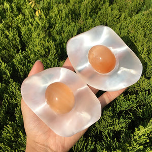 1PC Natural Selenite Poached Egg,Quartz Poached Egg,Selenite Poached Egg,Reiki Healing,Home Decoration,Crystal Gifts,Mineral Specimen 190g+