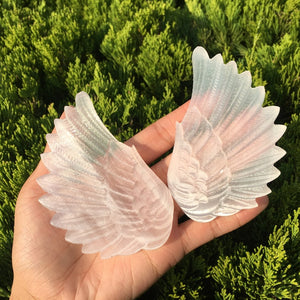 1PC Natural Selenite Wing,Quartz Crystal Wing,Mineral Samples,Selenite Animals,Crystal Gifts,Home Decoration,Reiki Healing 60g+