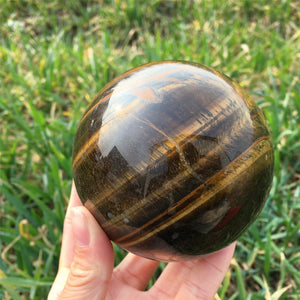 Natural Tiger Eye Jasper Sphere,Quartz Crystal Ball,Home Decoration,Reiki Heal,Crystal Gifts,Mineral Specimen,Divination Ball,Prophecy Ball